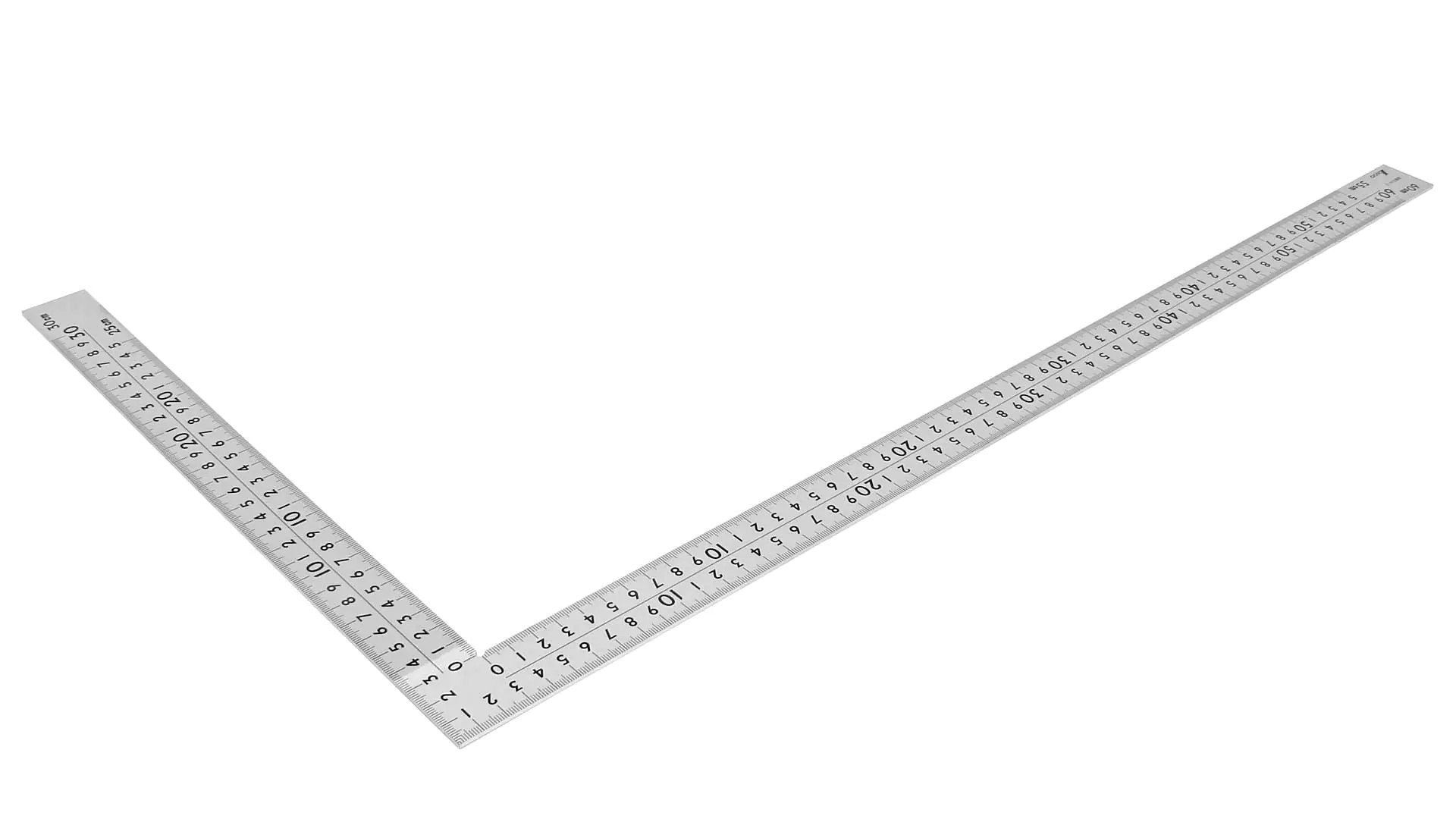 Japanischer Zimmermannswinkel starr 60 x 30 cm von SHINWA, Edelstahl rostfrei Japanischer Zimmermannswinkel starr 60 x 30 cm von SHINWA, Edelstahl rostfrei