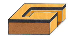 Kopier- und Ausschnittfraeser mit Anlaufring HM D=6.4mm B=19mm L=57mm S=6mm KLEIN Kopier- und Ausschnittfraeser mit Anlaufring HM D=6.4mm B=19mm L=57mm S=6mm KLEIN