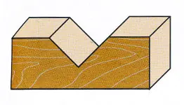 Wendeplatten-V-Nutfräser Wendeplatten-V-Nutfräser