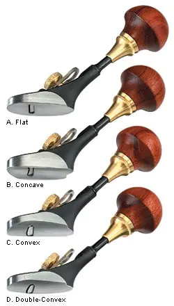 Detail-Handhobel mit flacher Sohle Eisenbreite 9.5 mm VERITAS