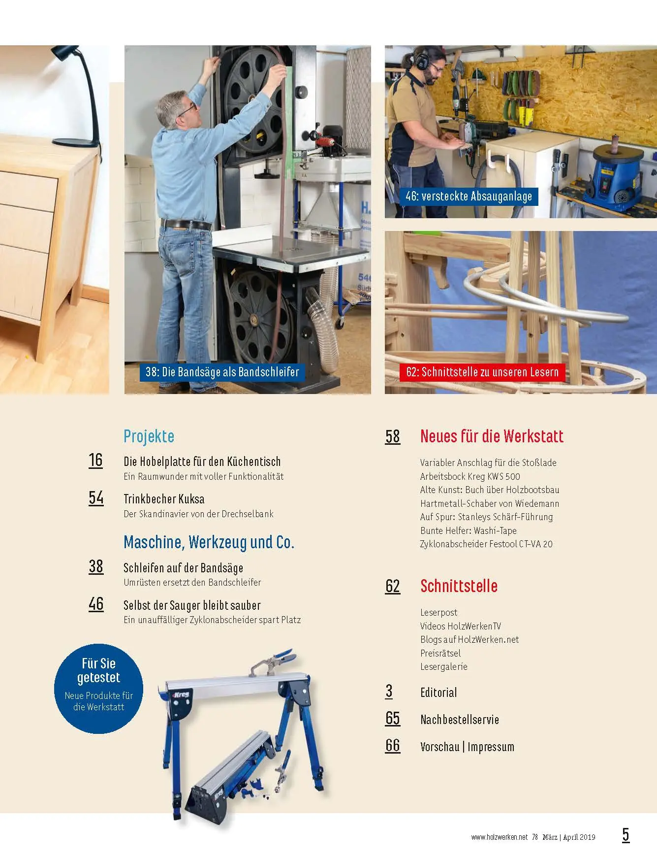 Holzwerken Ausgabe 78 Maerz/April 2019 Holzwerken Ausgabe 78 Maerz/April 2019