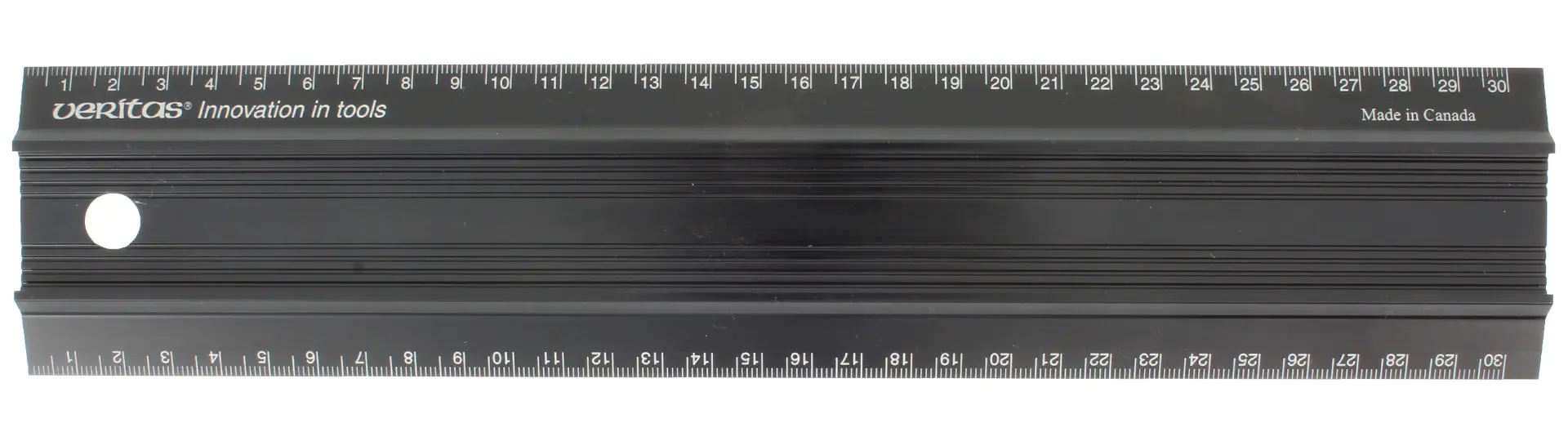 Aluminium-Lineale mit gegenläufigen Skalen zum Messen und Anzeichnen VERITAS