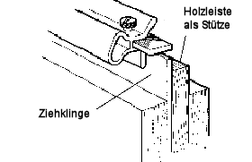 Um einen genauen rechten Winkel dabei zu erzielen, gibt es verschiedene Möglichkeiten: