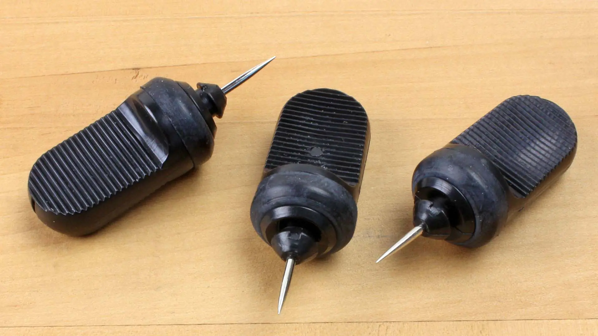 3er Satz Ersatzstifte klein schwarz fuer Schlagschnurgehaeuse SHINWA