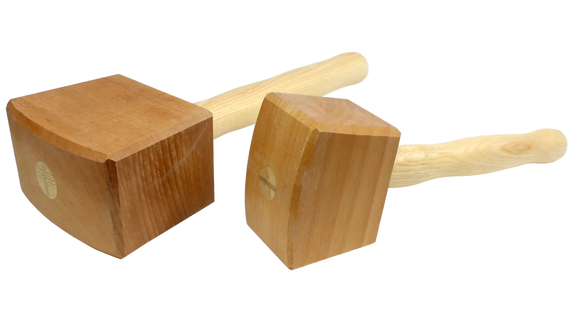 Schreinerkluepfel Stiel Esche Kopf Buche 105x65mm Schreinerkluepfel Stiel Esche Kopf Buche 105x65mm