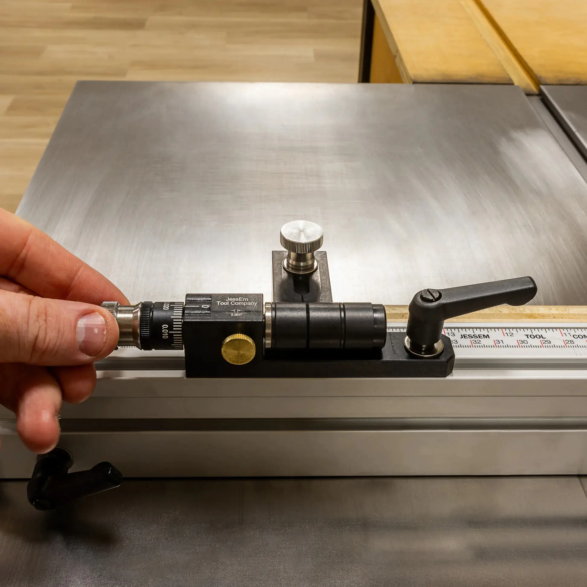 MITER EXCEL II Ablaenganschlag JESSEM mit Feinseinstellung