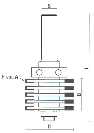 Zinkenfräser mit Anlaufring Zinkenfräser mit Anlaufring