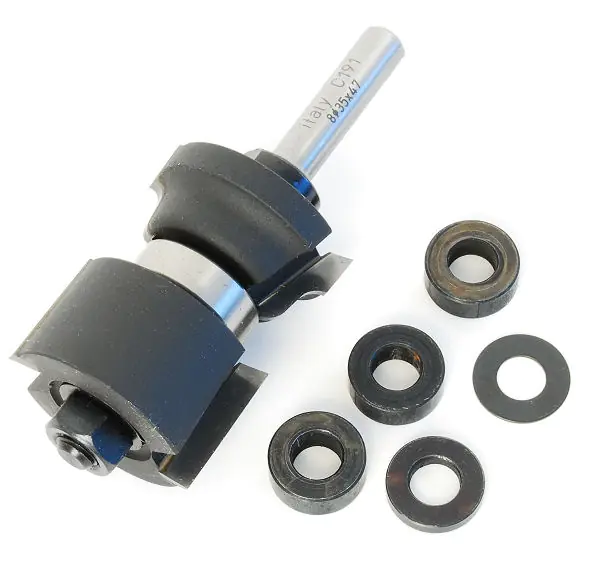 Sprossenfraesergarnitur mit Anlaufring HM D1=35mm D2=22mm B=47mm L=96mm S=12mm KLEIN Sprossenfraesergarnitur mit Anlaufring HM D1=35mm D2=22mm B=47mm L=96mm S=12mm KLEIN