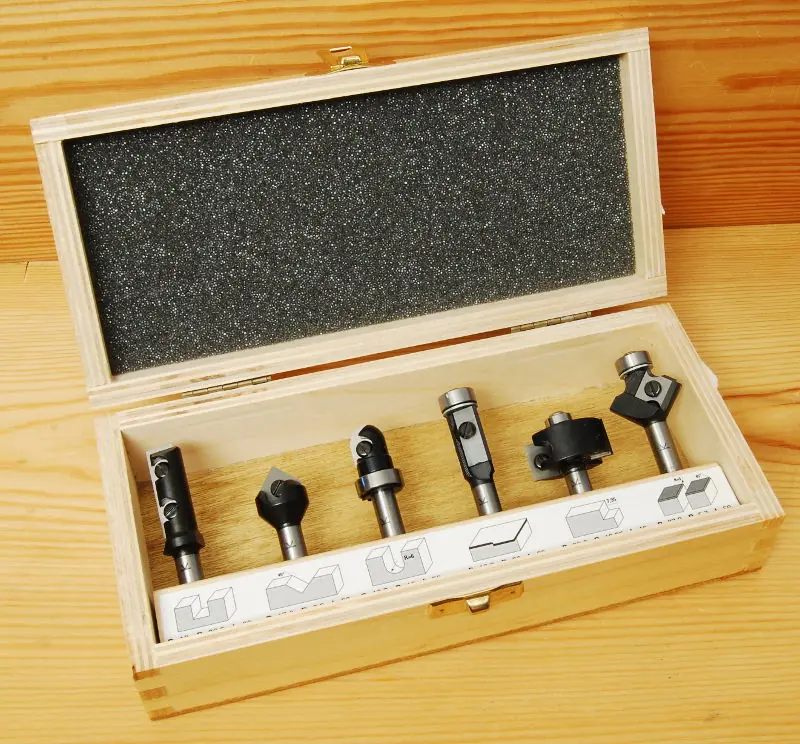 6er Satz Wendeplatten-Fräser 6er Satz Wendeplatten-Fräser