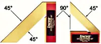 Praezisionsgehrmass mit Anschlag 5 Inch 45° INCRA Praezisionsgehrmass mit Anschlag 5 Inch 45° INCRA