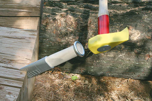 Alu-Hohlkeil geschmiedet mit Holz und Ring 920g  Laenge 360mm Schneide 70mm OCHSENKOPF Alu-Hohlkeil geschmiedet mit Holz und Ring 920g  Laenge 360mm Schneide 70mm OCHSENKOPF