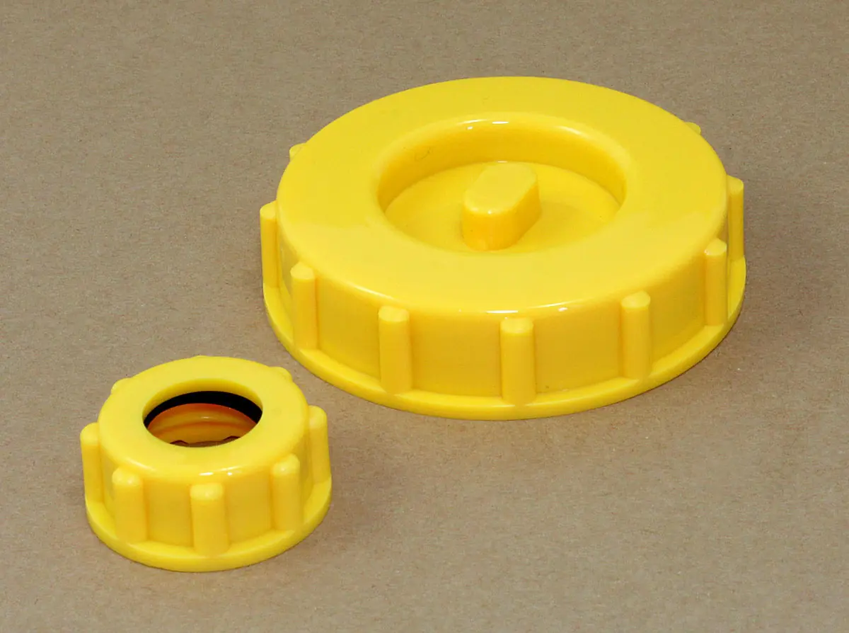 Deckelset für beide Öffnungen des GluBot 16oz Leimspenders