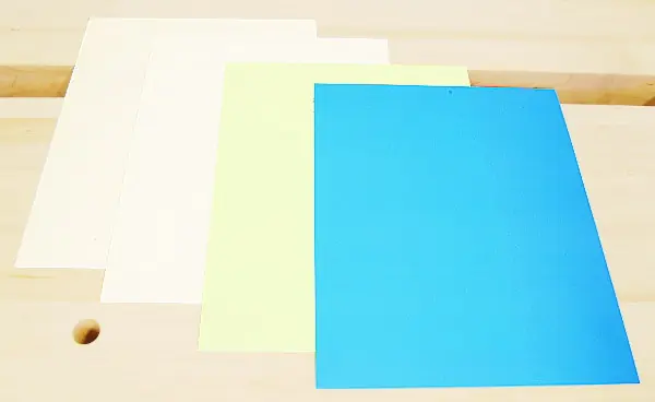 Diamond Lapping Film Blattgröße 230 x 280 mm, mit selbstklebender Rückseite
