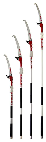 Stangensäge mit Stoß und Ziehhaken, ausziehbar, Profiserie 3 m Stangensäge mit Stoß und Ziehhaken, ausziehbar, Profiserie 3 m