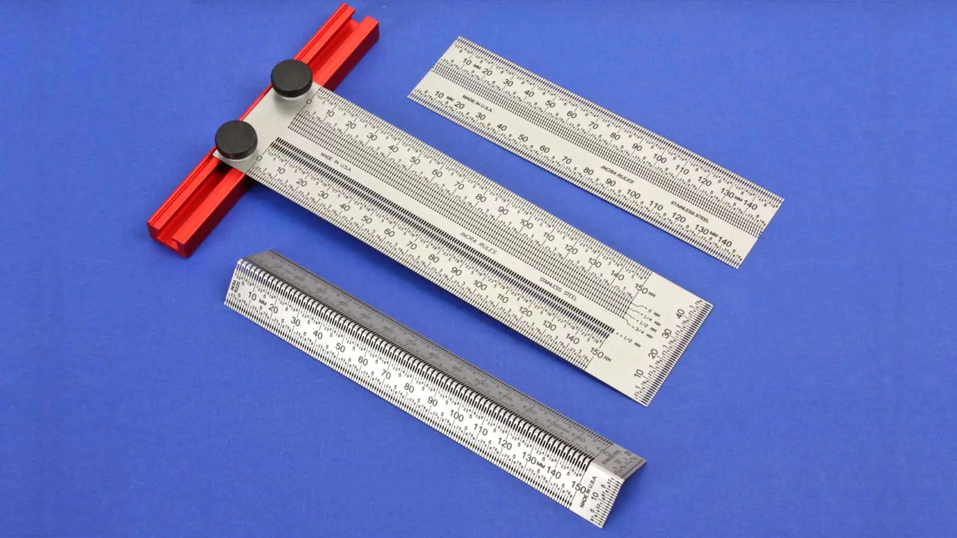 3er Set INCRA Anreiss-Lineale 150 mm 3er Set INCRA Anreiss-Lineale 150 mm