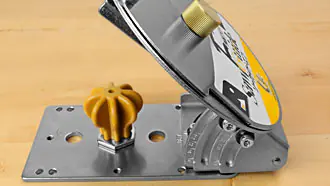 Einstellung 45° für Fasenschnitte links