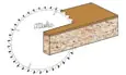 Kreissaegeblatt HW D=160mm d=20mm B=2.6mm c=1.6mm Z=24 Wechselzahn KLEIN Kreissaegeblatt HW D=160mm d=20mm B=2.6mm c=1.6mm Z=24 Wechselzahn KLEIN