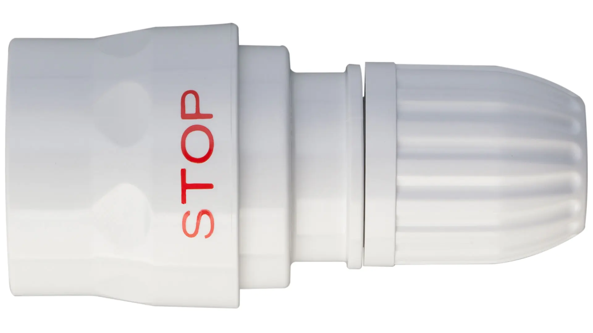 Schlauchstück mit Wasserstop für dünne Schläuche (3/8 Zoll) Schlauchstück mit Wasserstop für dünne Schläuche (3/8 Zoll)