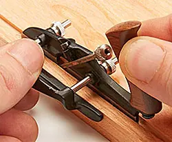 Veritas Miniatur Nuthobel mit A2 Eisen Veritas Miniatur Nuthobel mit A2 Eisen