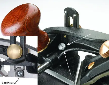 Linkshaender Sims- und Falzhobel mit schraegem PM-V11-Eisen Breite 1-5/8 inch (41 mm) VERITAS Linkshaender Sims- und Falzhobel mit schraegem PM-V11-Eisen Breite 1-5/8 inch (41 mm) VERITAS