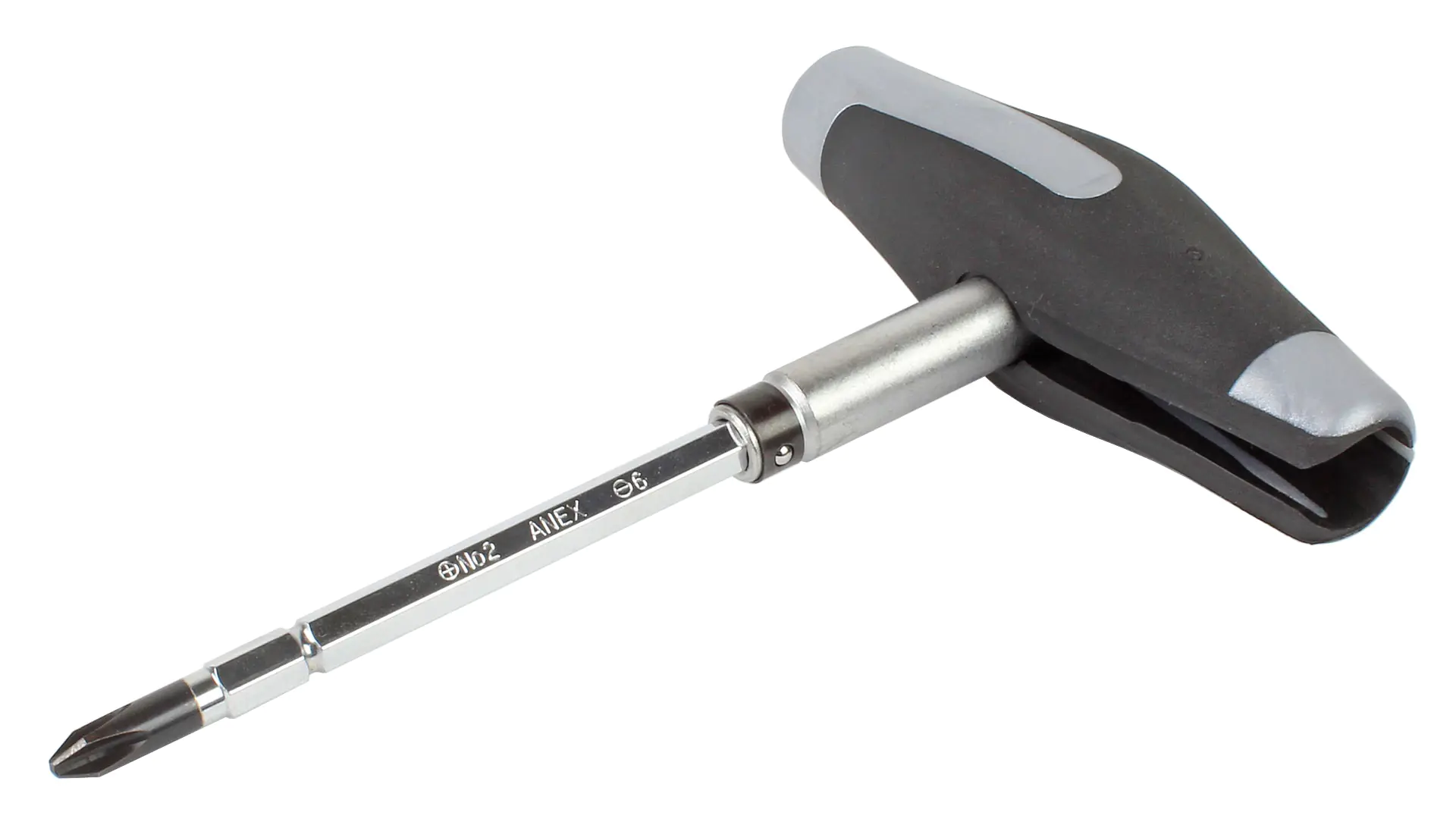 Super Action Grip Schraubendreher mit 7 Doppelbits ANEX