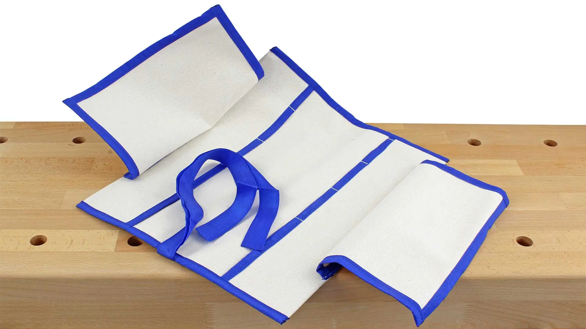 Werkzeugrolltasche von NAREX aus Segeltuch mit 8 Taschen
