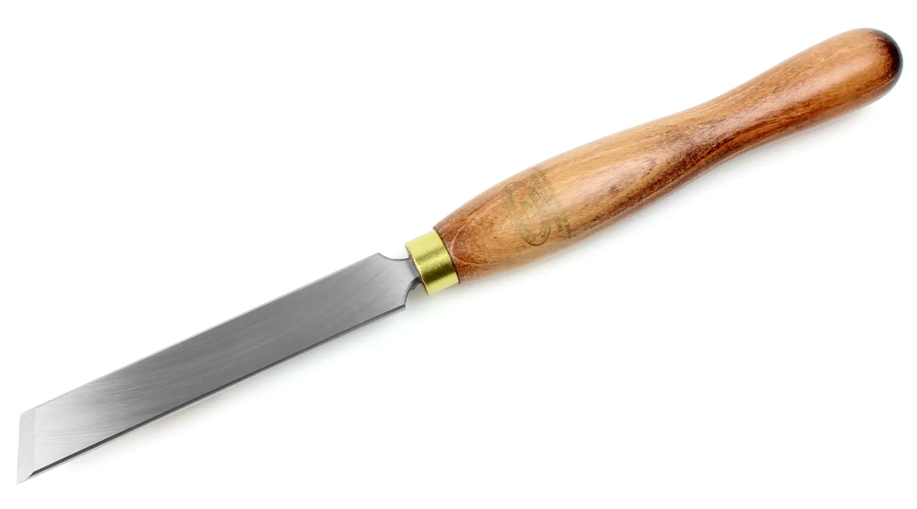 Flachstahl 13mm schraeg angeschliffen Griff 216mm CROWN Flachstahl 13mm schraeg angeschliffen Griff 216mm CROWN