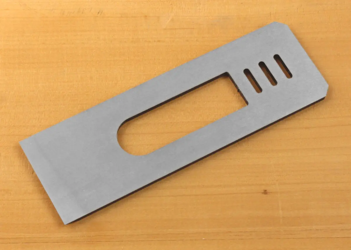 A2-Eisen fuer englischen modernen Stanley No. 60-1/2 (1-3/8 in. = 35 mm) HOCK A2-Eisen fuer englischen modernen Stanley No. 60-1/2 (1-3/8 in. = 35 mm) HOCK