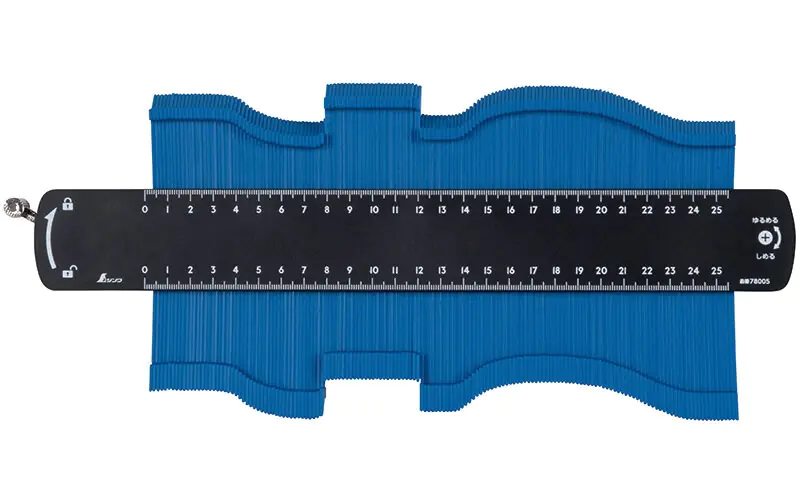 Konturschablone feststellbar 250 mm SHINWA