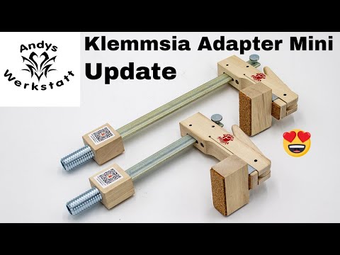 Klemmsia Werkbank Adapter Basic mini Spannweite 150 mm fuer Lochdurchmesser 20 mm
