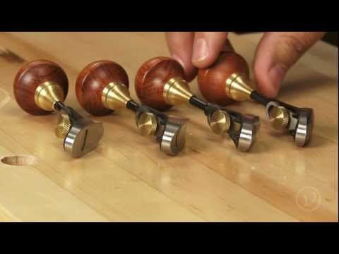 Detail-Handhobel mit konvexer Sohle Eisenbreite 9.5 mm VERITAS